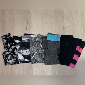 Bundle of 5 workout pants size small
